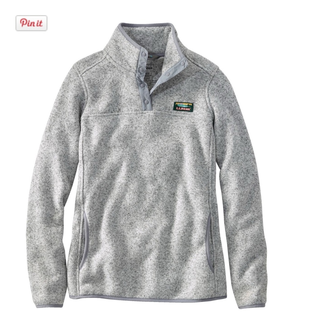 Women's L.L.Bean Sweater Fleece Pullover, Size Medium. Excellent condition